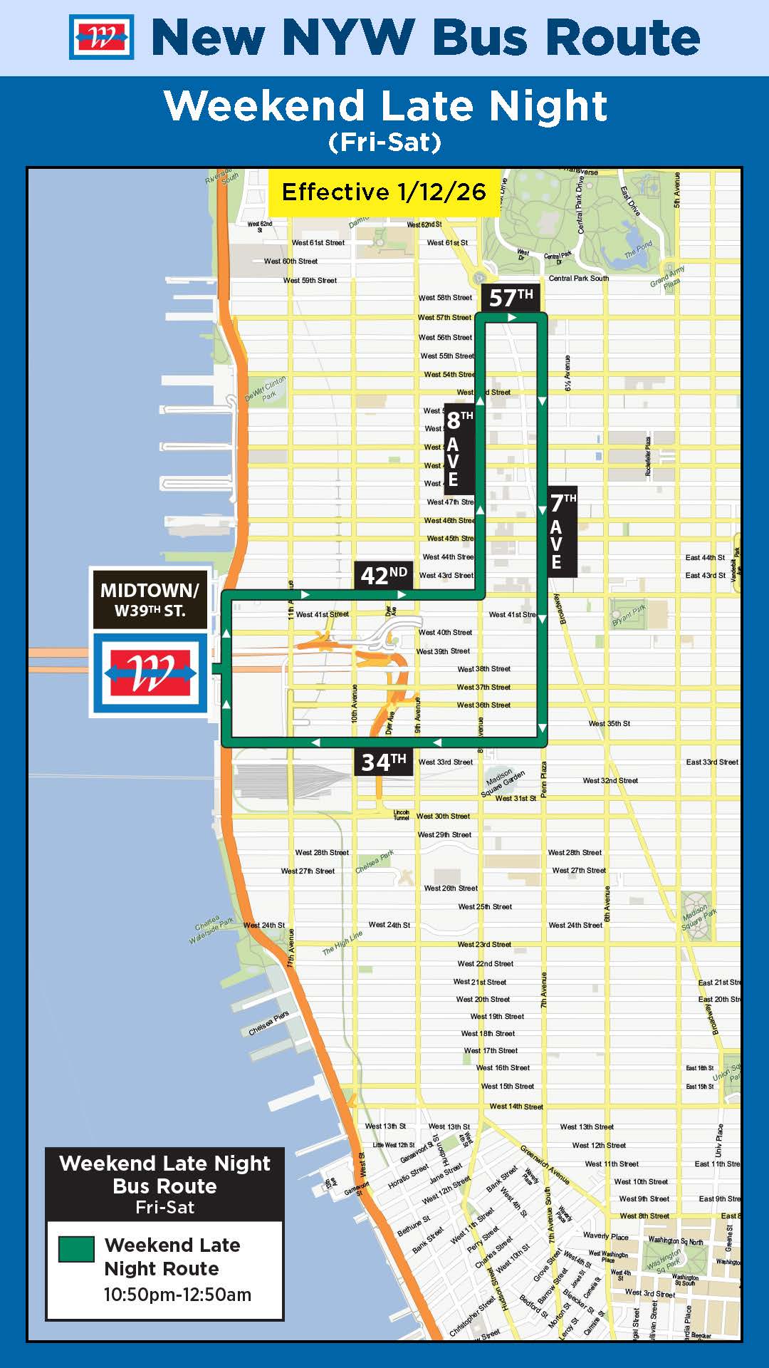 Edgewater Bus Route